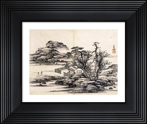 Framed Yi Han-cheol Print