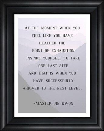 Framed Inspire Yourself Print