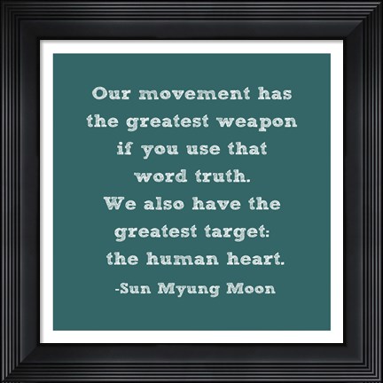 Framed Truth Print