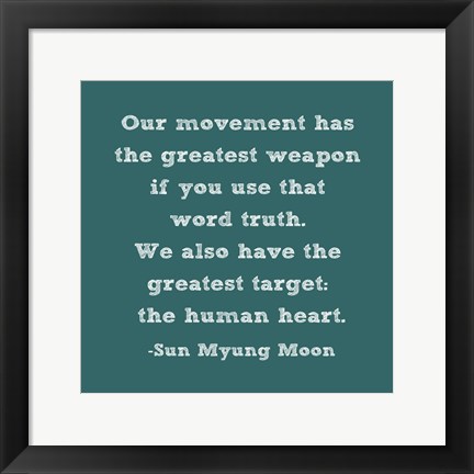 Framed Truth Print