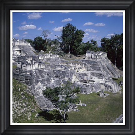 Framed Tikal Mayan Guatemala Print