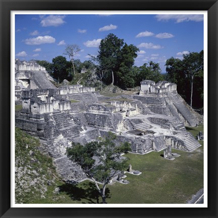 Framed Tikal Mayan Guatemala Print