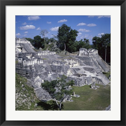 Framed Tikal Mayan Guatemala Print