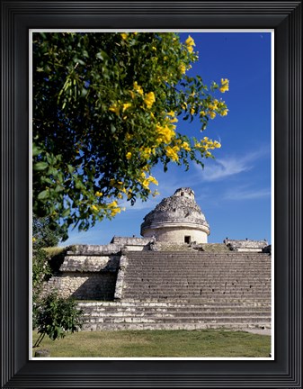 Framed Low angle view of El Caracol Observatory Print