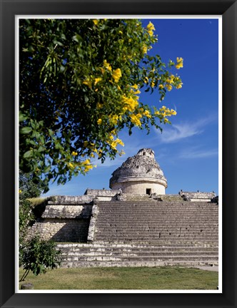 Framed Low angle view of El Caracol Observatory Print