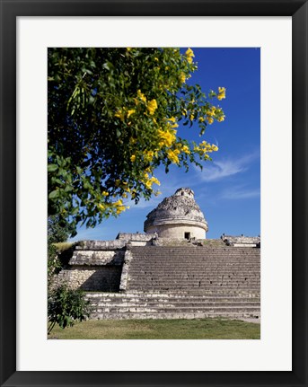 Framed Low angle view of El Caracol Observatory Print