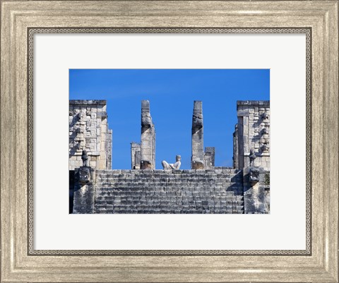 Framed Chac Mool Temple of the Warriors Chichen Itza Print