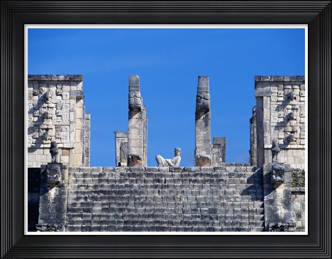 Framed Chac Mool Temple of the Warriors Chichen Itza Print
