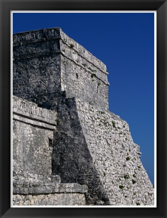 Framed Wall of a building, El Castillo Print