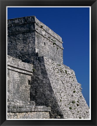 Framed Wall of a building, El Castillo Print