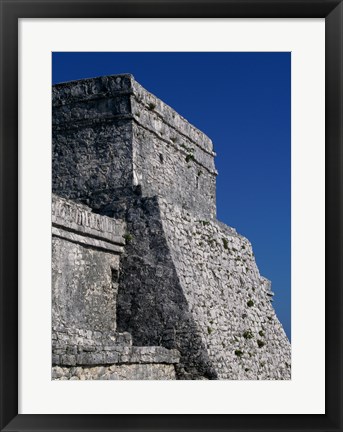 Framed Wall of a building, El Castillo Print