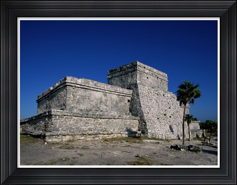 Framed El Castillo, Tulum Print