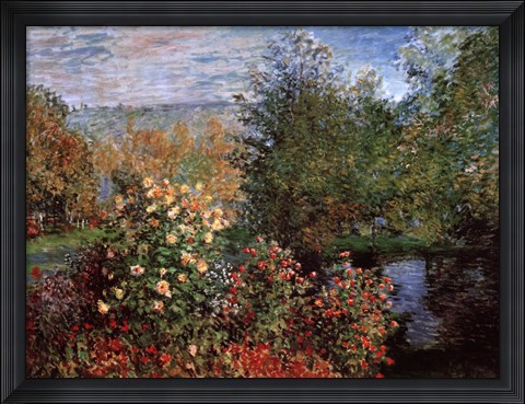 Framed Garten von Montgeron Print