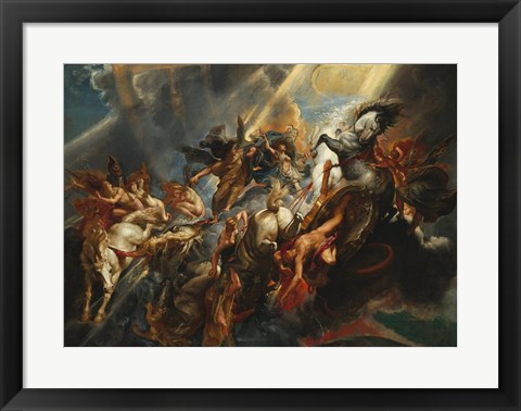 Framed Fall of Phaeton Print