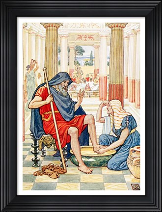 Framed Thou Art Odysseus Print