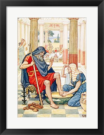 Framed Thou Art Odysseus Print