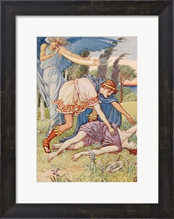Framed Wind God Sent A Gust From The South Print