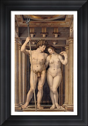 Framed Neptune and Amphitrite Print