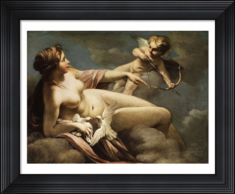 Framed Cupid Print