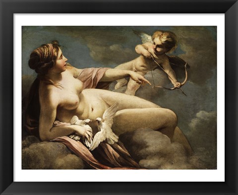 Framed Cupid Print