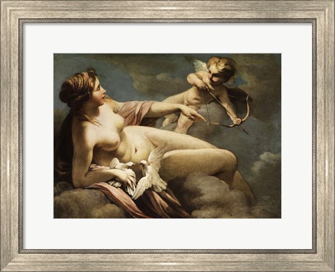 Framed Cupid Print