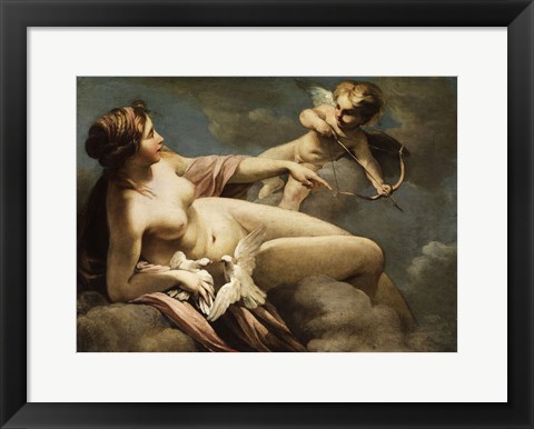 Framed Cupid Print