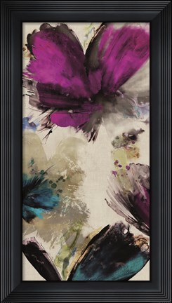 Framed Midsummer Blooms I Print