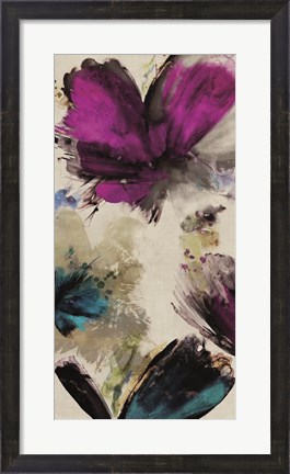 Framed Midsummer Blooms I Print