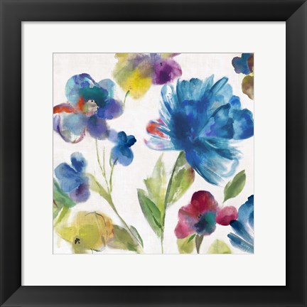 Framed Sarcelle Jardin I Print