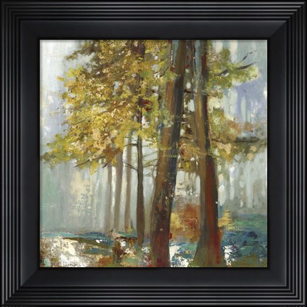 Framed Upon the Leaves I Print