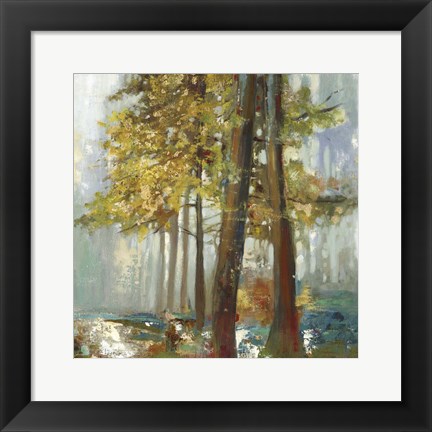 Framed Upon the Leaves I Print