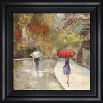 Framed Sunlight Avenue I Print