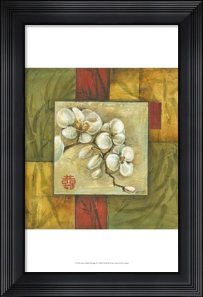 Framed Asian Orchid Montage II Print