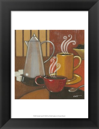 Framed Another Cup II Print