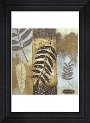 Framed Patterns of Nature I Print