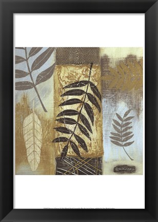 Framed Patterns of Nature I Print