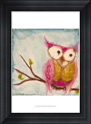 Framed Mr. Hoo Print