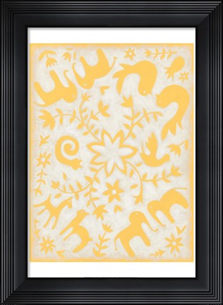 Framed Spring Otomi I Print