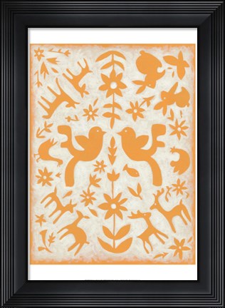 Framed Spring Otomi IV Print