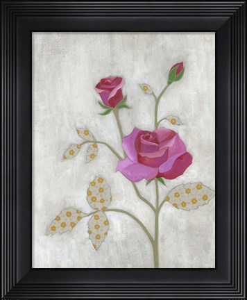 Framed Lovely Botanical I Print