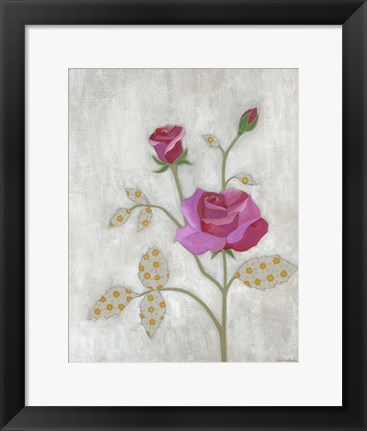 Framed Lovely Botanical I Print