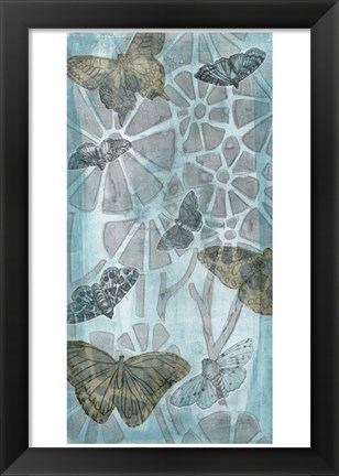 Framed Wings &amp; Petals I Print