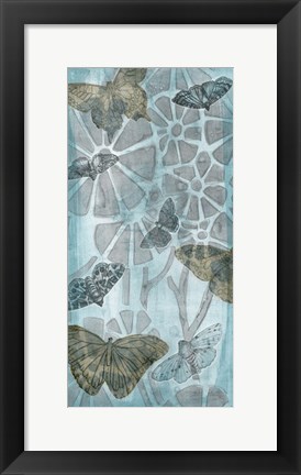 Framed Wings &amp; Petals I Print