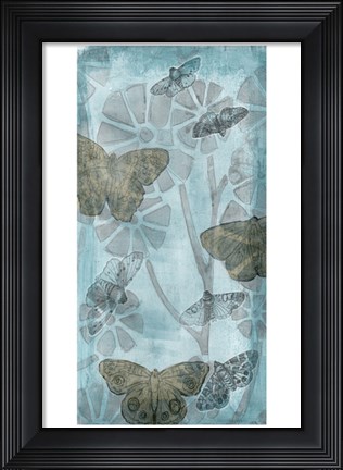 Framed Wings &amp; Petals II Print