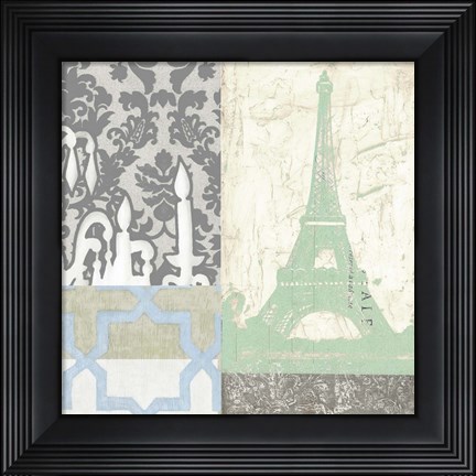 Framed Paris Tapestry II Print