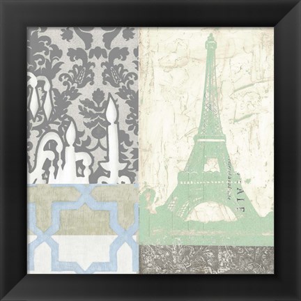 Framed Paris Tapestry II Print