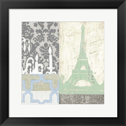 Framed Paris Tapestry II Print