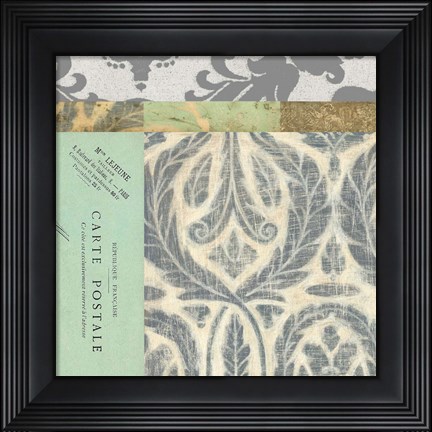 Framed Paris Tapestry V Print