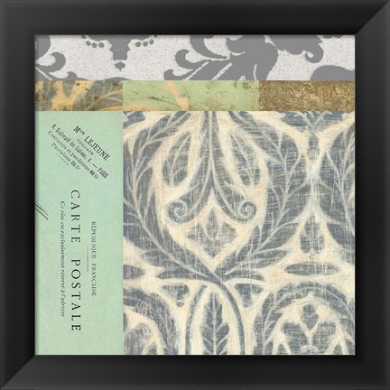 Framed Paris Tapestry V Print
