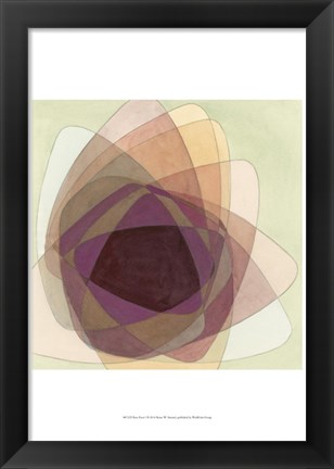 Framed Rose Facet I Print